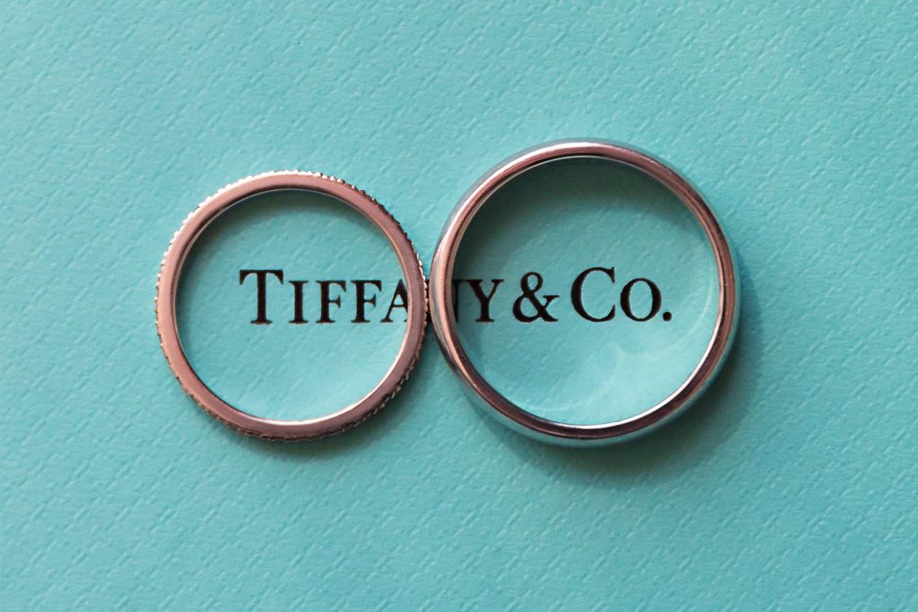 Luxury wedding rings by Tiffany & Co.