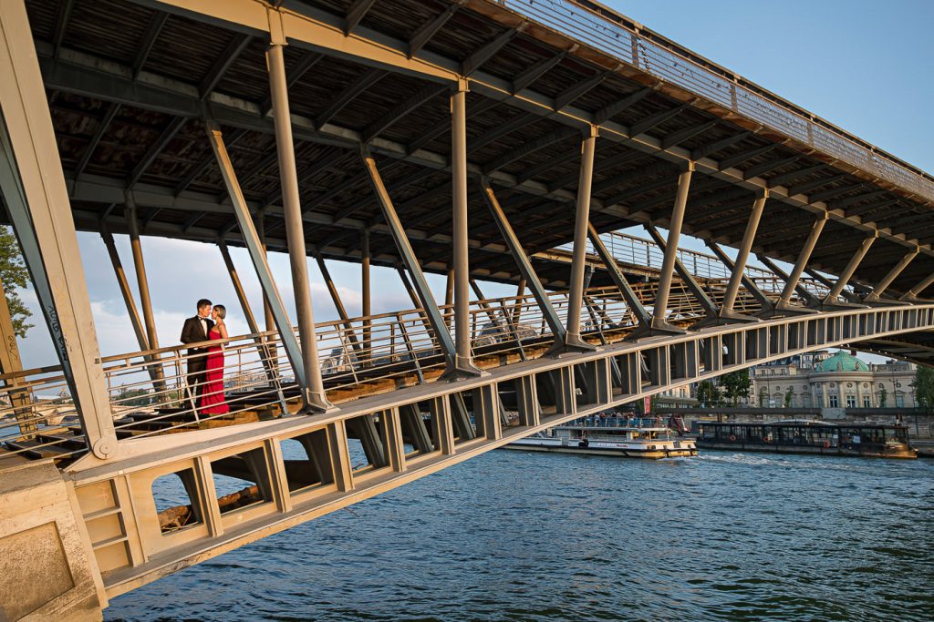 Best Parisian bridge for romantic couple pictures
