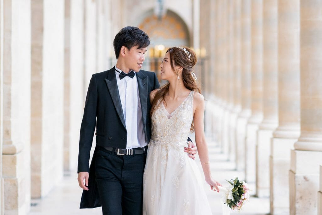 Charming pre-wedding photo ideas in Paris