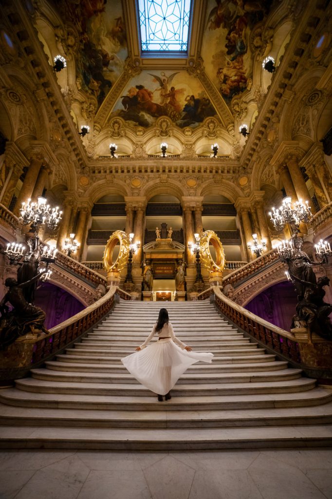 Elegant Portraits in the Opera of Paris