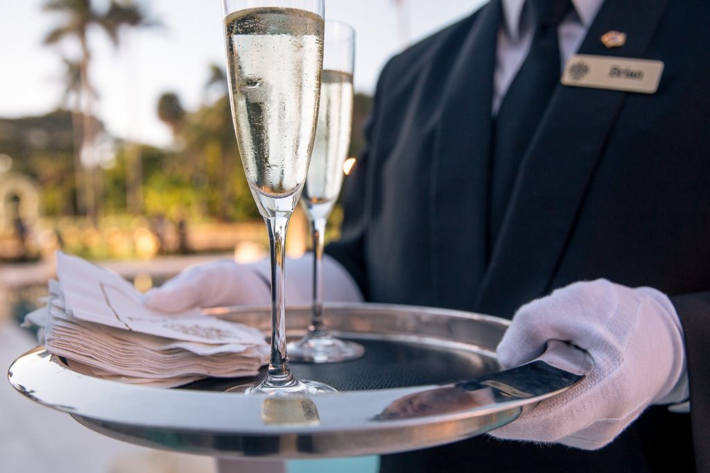 Mar-a-Lago Luxury Wedding Waiter