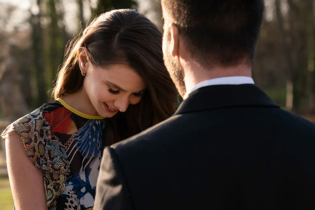 the most beautiful wedding proposal ever at Chateau Villette near Paris
