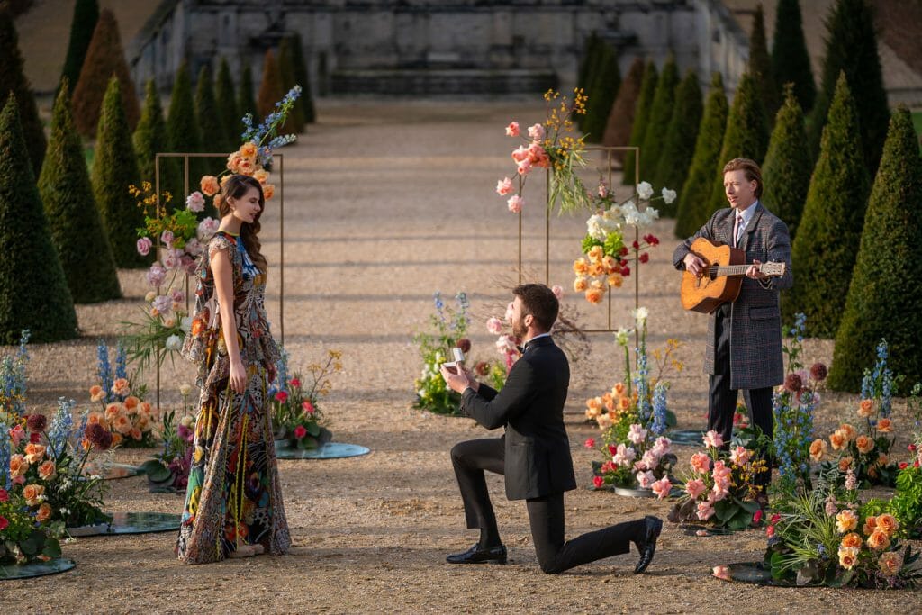 How to propose like a gentleman in Paris at Chateau de Villette