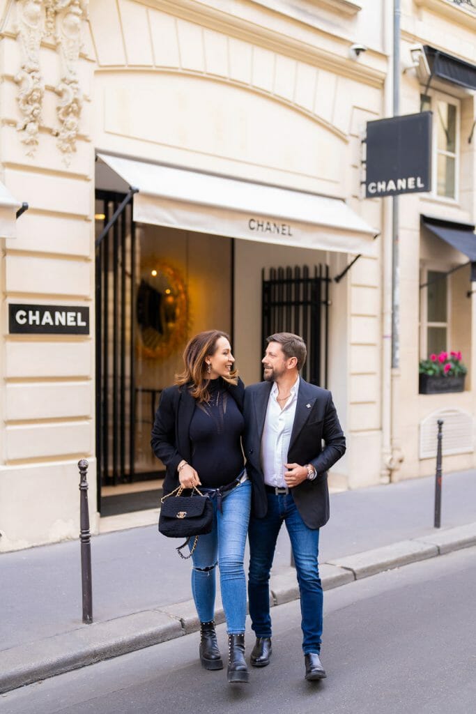 Maternity Photoshoot ideas Chanel (CHANEL PARIS 31 CAMBON)