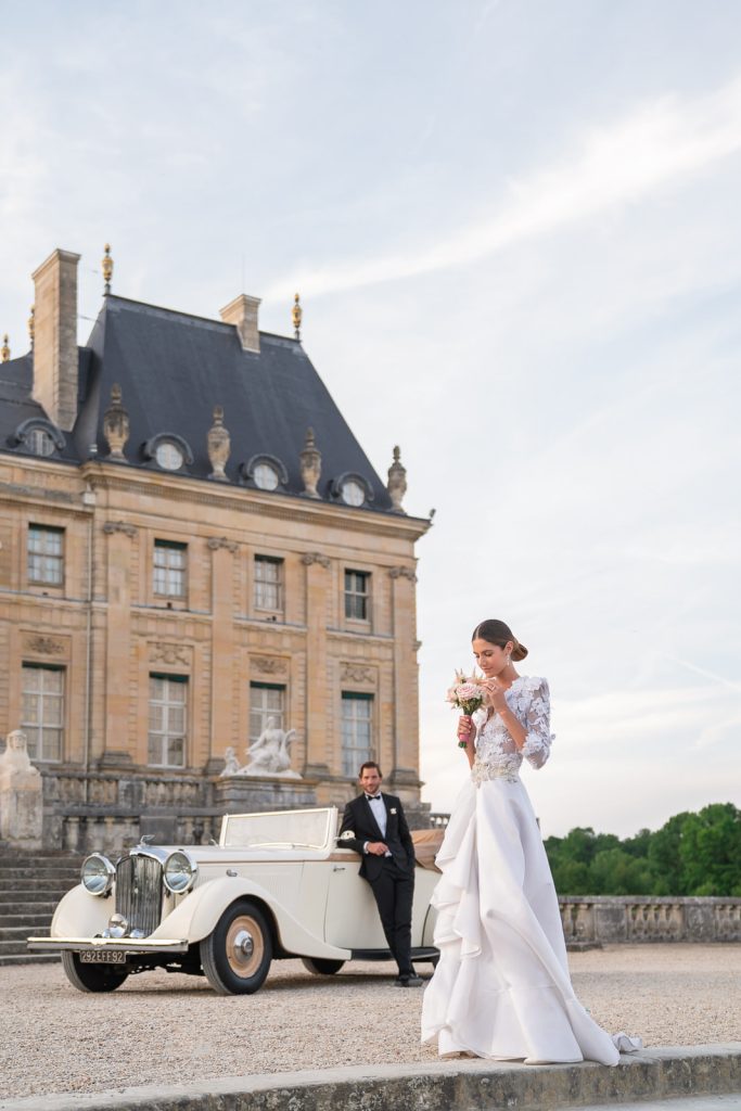 Paris celebrity wedding photographer Chateau Vaux-le-Vicomte