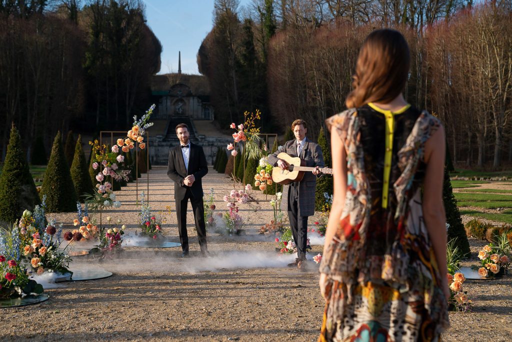 Paris celebrity photographer Chateau Villette Luxury Marriage Proposal