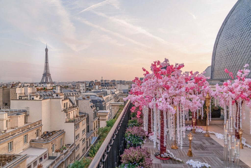 Peninsula Hotel Paris Luxury Marriage Proposal in Paris