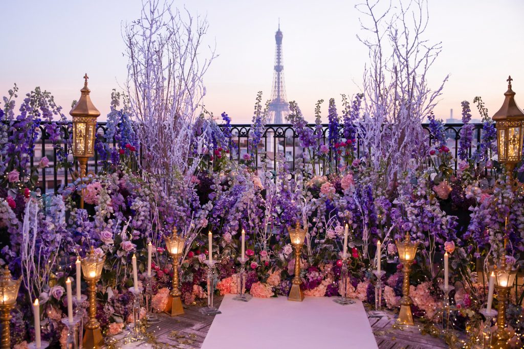 Private Eiffel Tower rooftop proposal with Paris proposal planner Chantelle