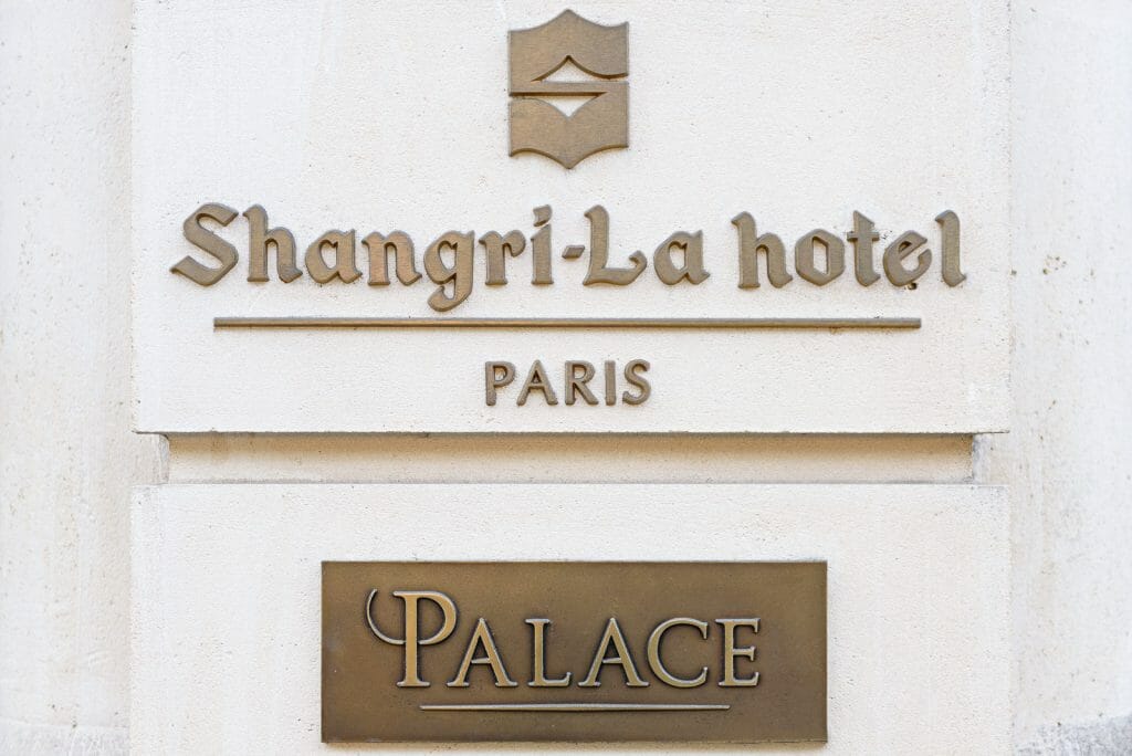 Shangri-La hotel Paris Palace