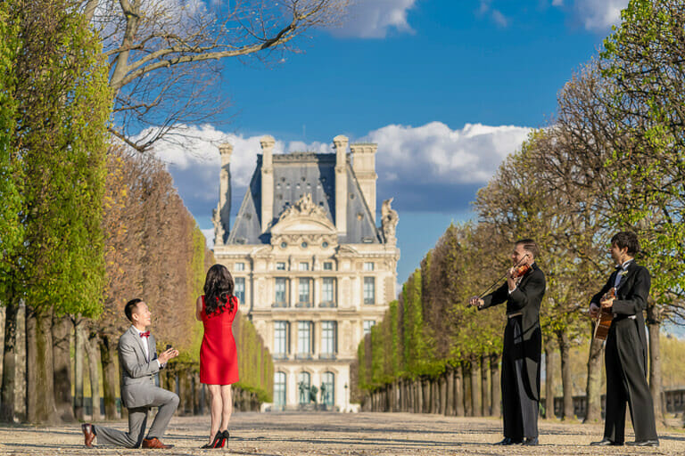 Where to propose in Paris: Tuileries Garden