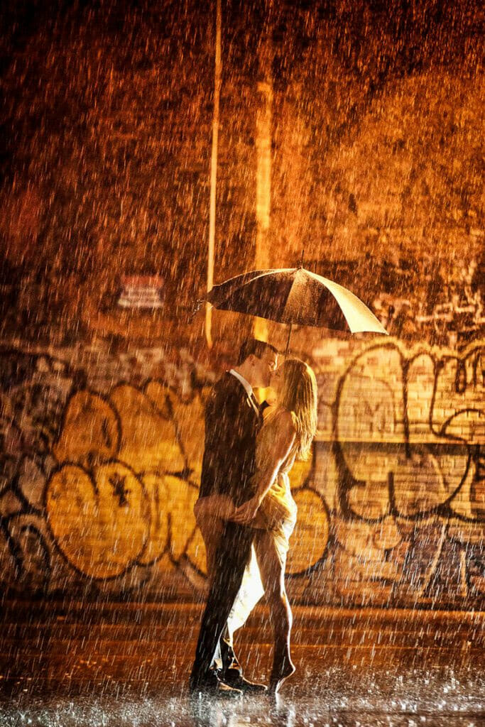 Hot couple photos in the rain