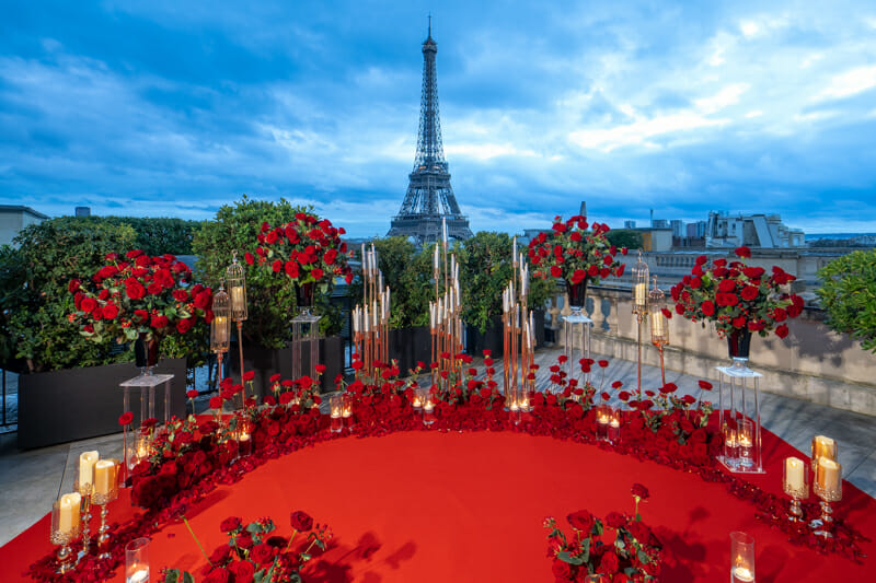 Best private rooftop proposal spots in Paris