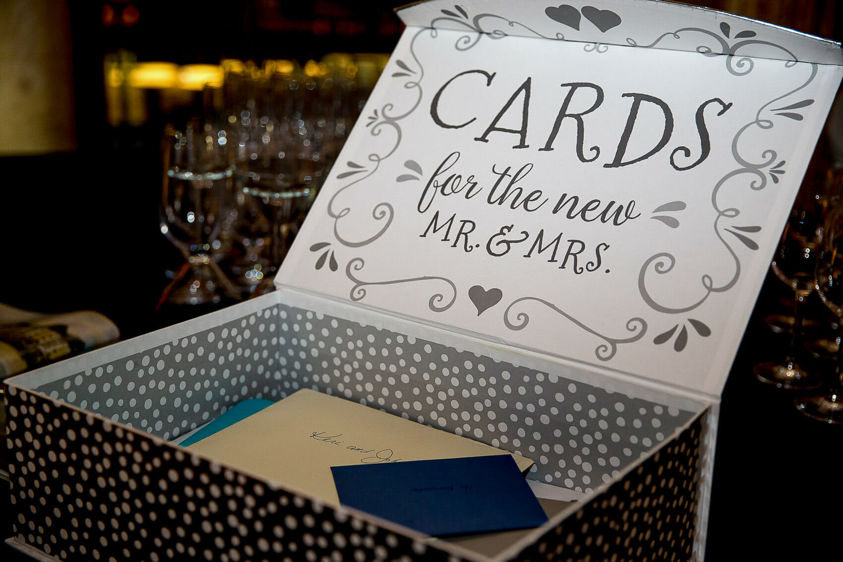 Cards box for the new Mr. & Mrs.