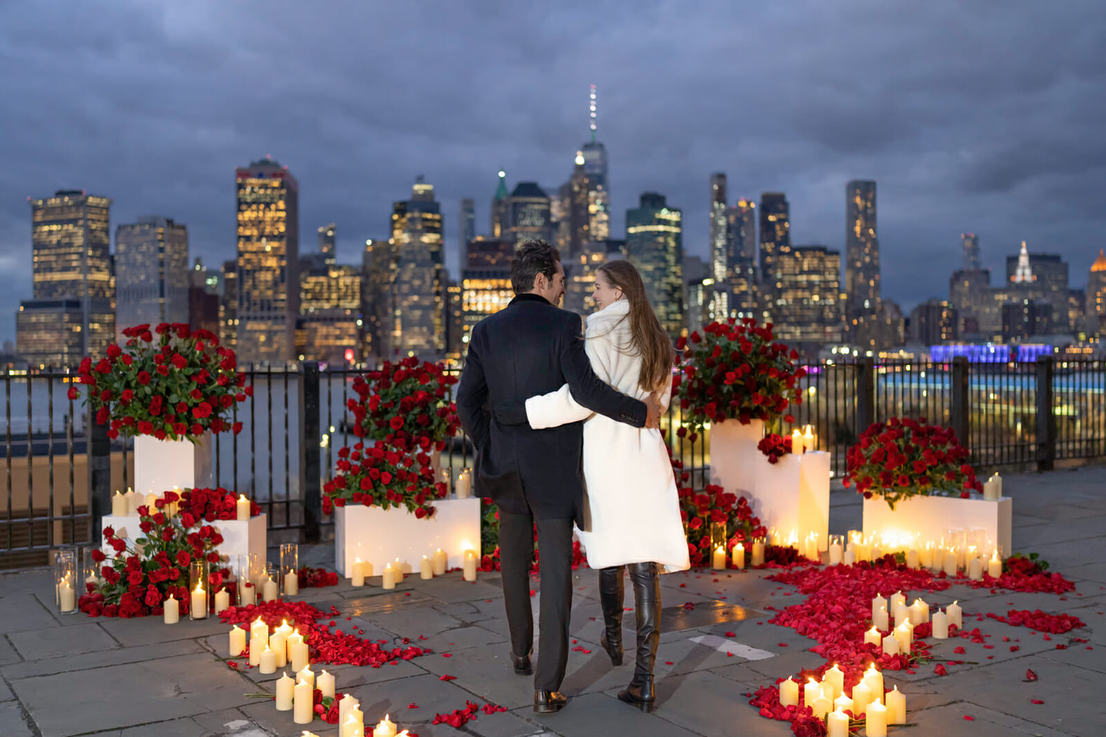 Brooklyn Bridge luxury marriage proposal