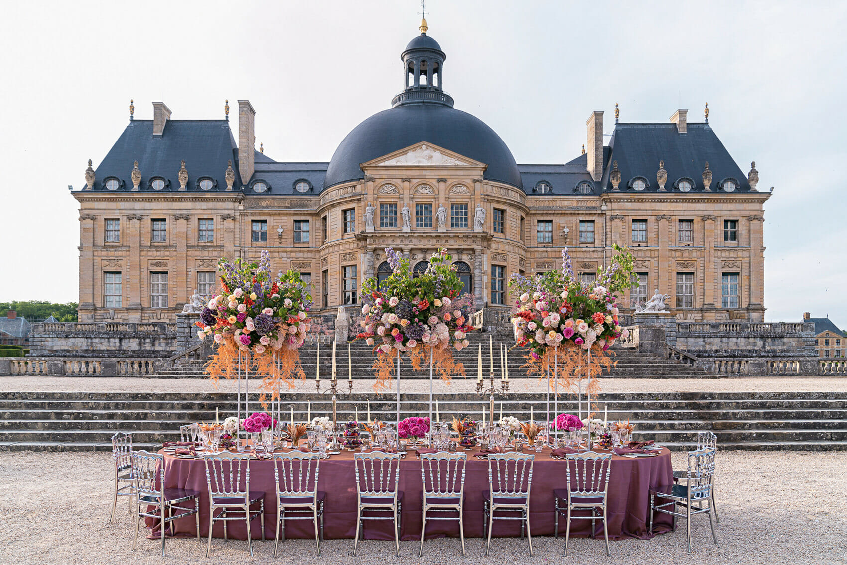 Château de Vaux le Vicomte Wedding in Paris