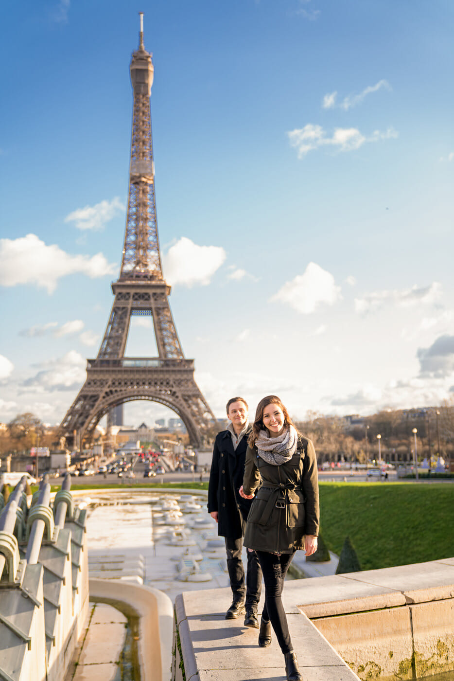 Eiffel Tower Photoshoot at Trocadero Fountains