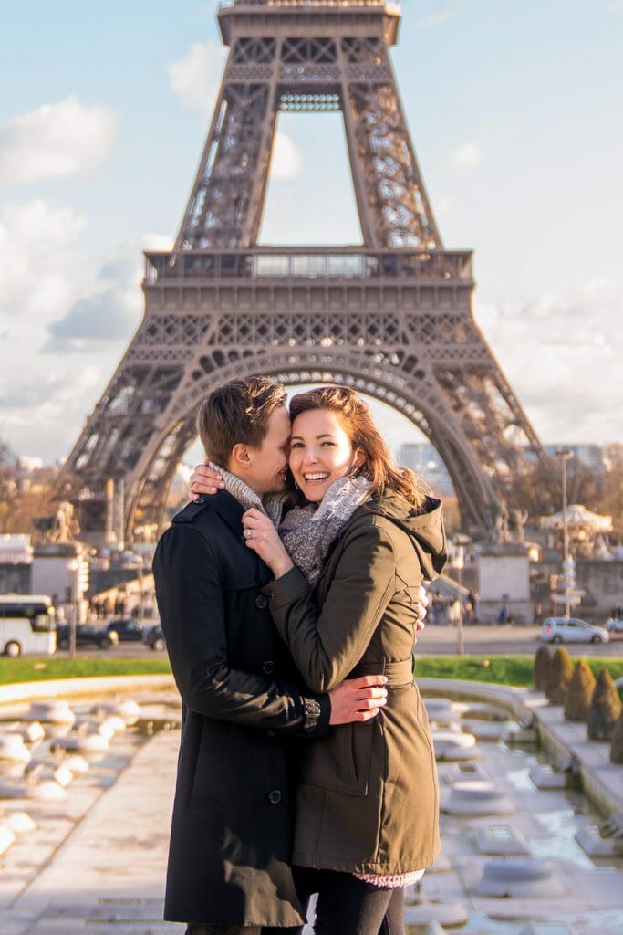 Eiffel Tower Photoshoot at Trocadero Fountains