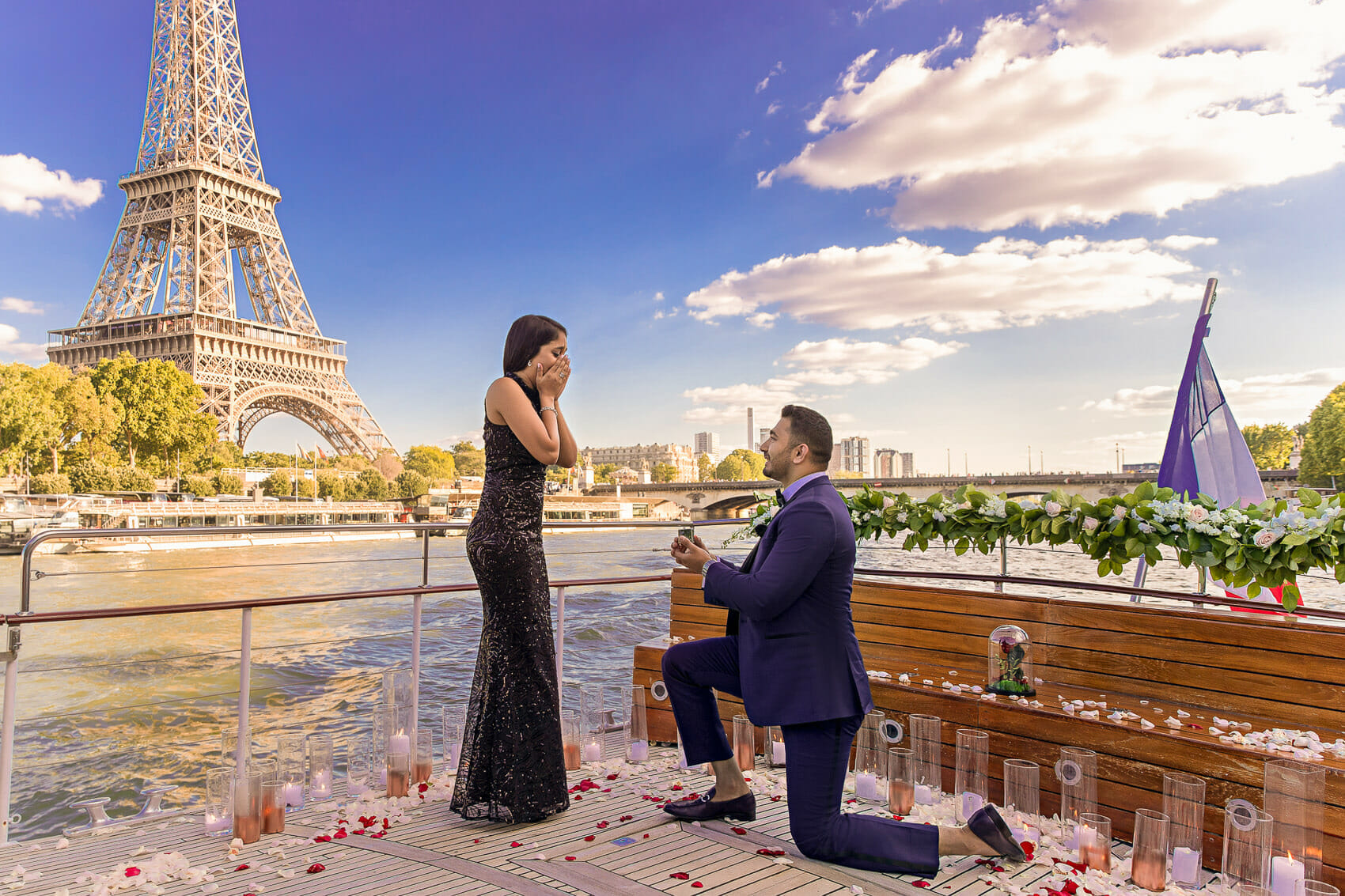 Eiffel Tower Proposal on the Seine River