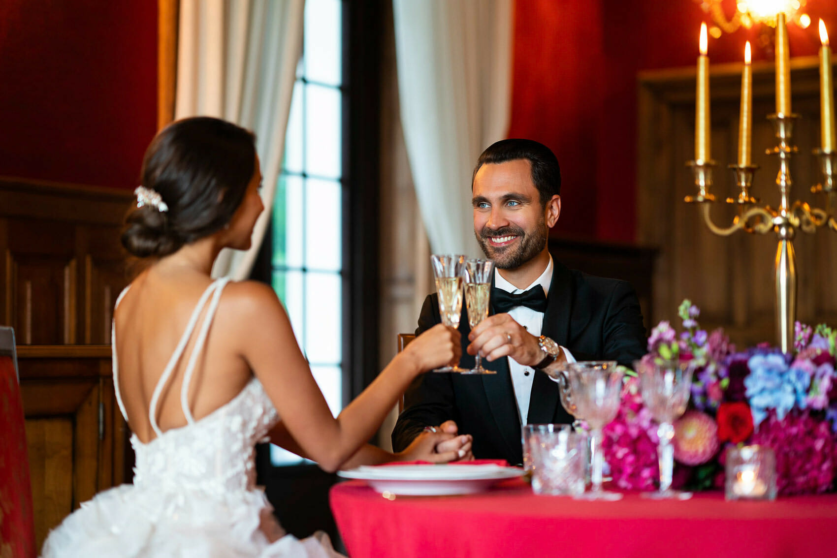 French castle wedding at Chateau Bouffemont