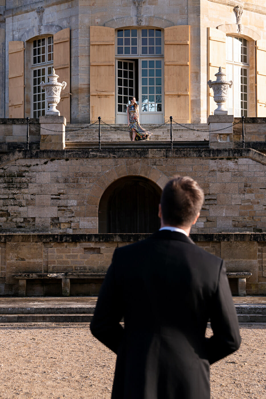 Marriage Proposal at Chateau de Villette in France
