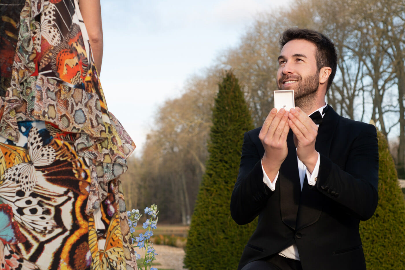 How to propose like a gentleman in Paris at Chateau de Villette