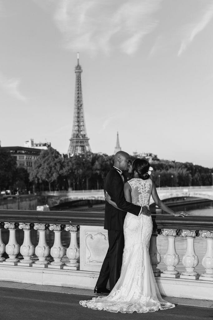 Black and white engagement photos