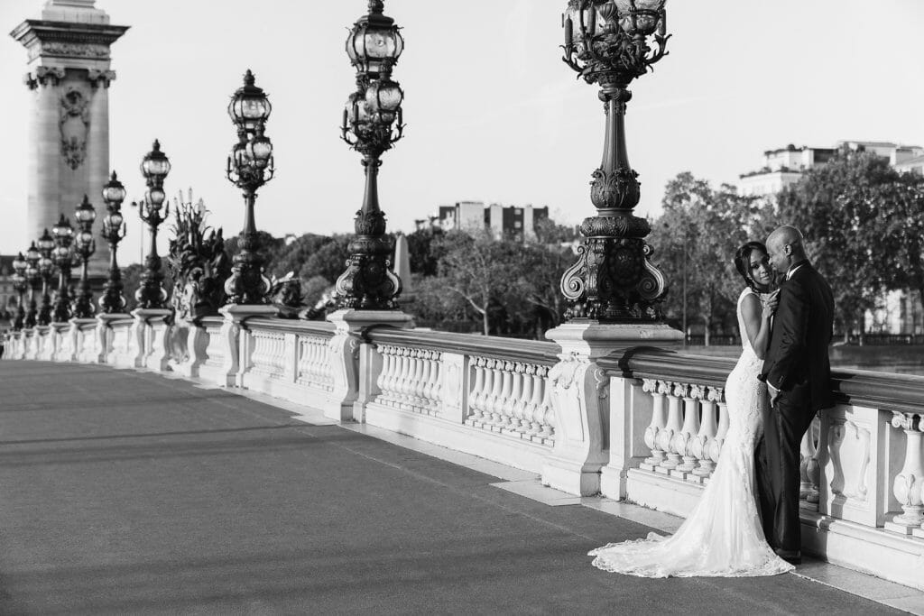 Black and white engagement photos