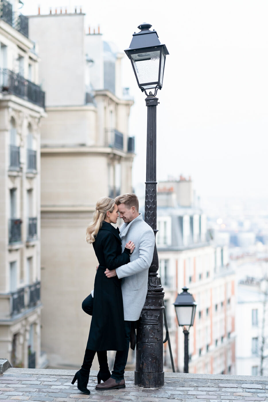 Famous Montmartre couple photo