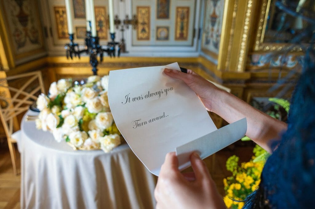 chateau vaux le vicomte marriage proposal
