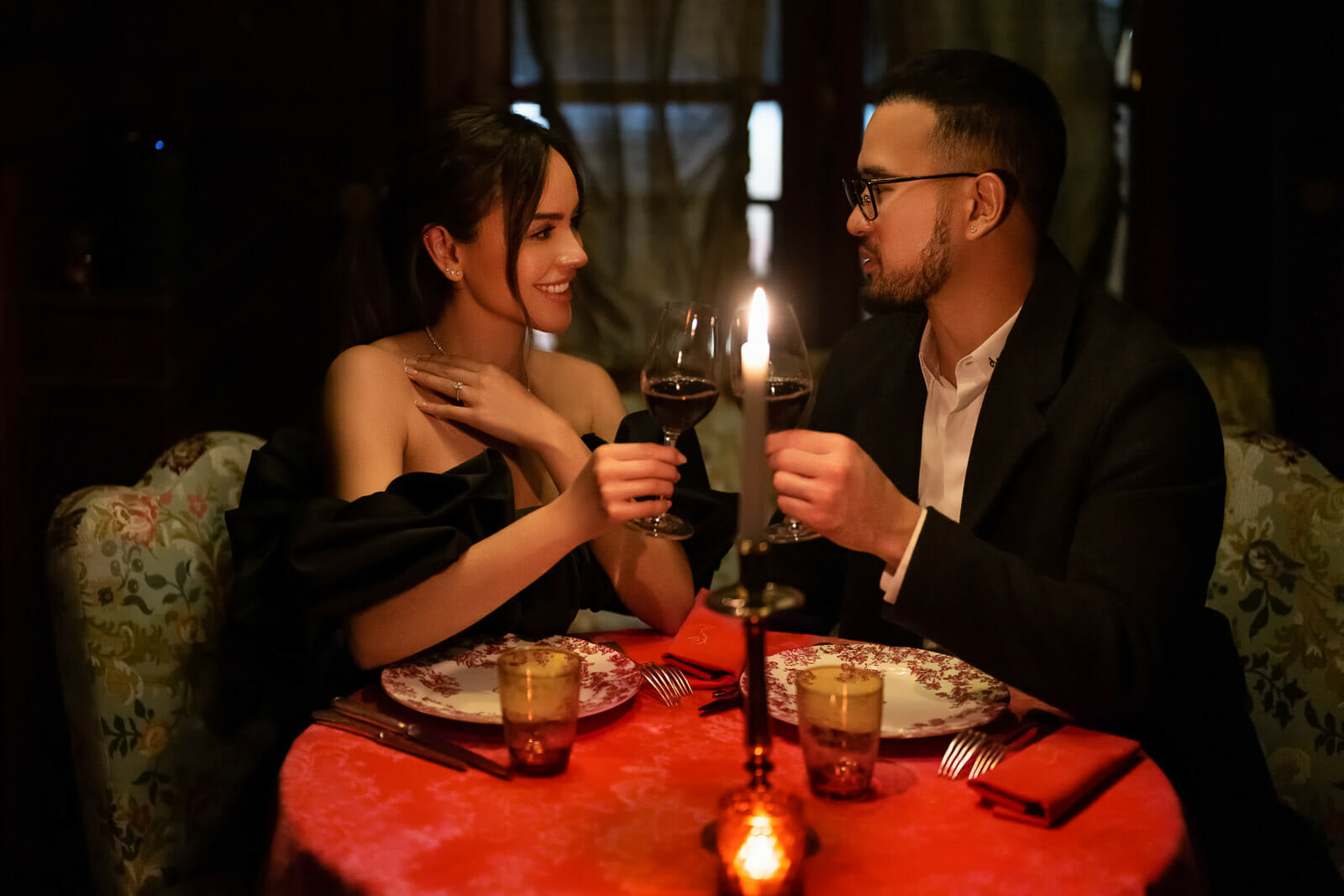 Lapérouse private dining after Paris proposal with event Planner Chantelle-Marie