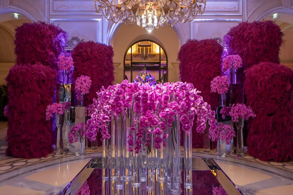 Luxury floral arrangements for your Paris wedding