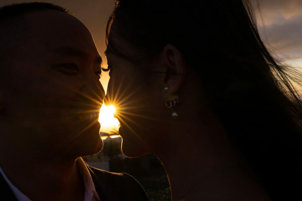 epic Santorini photoshoot at sunset