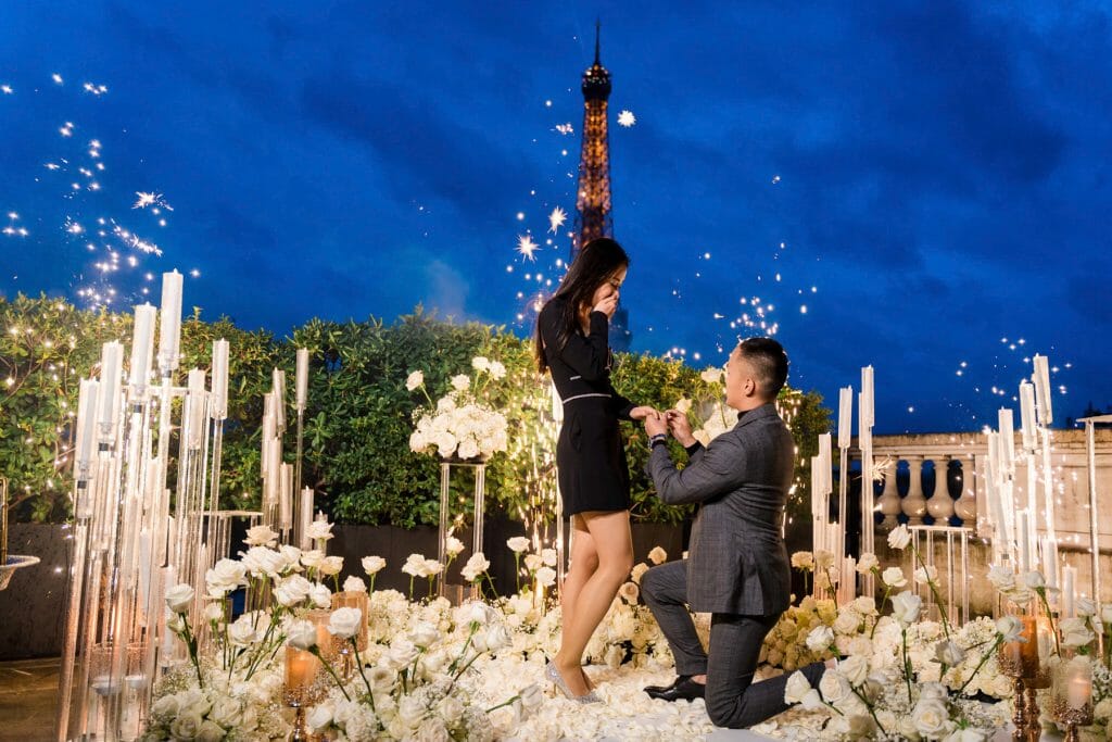 Paris proposal planner Chantelle