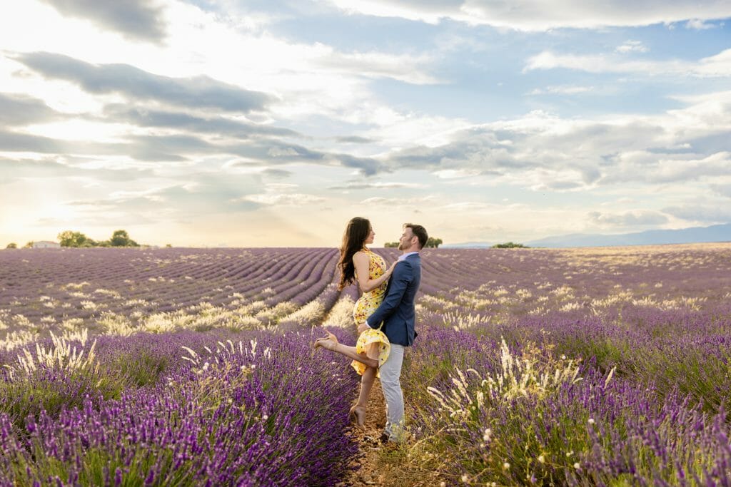 lavender fields photoshoot in Provence France