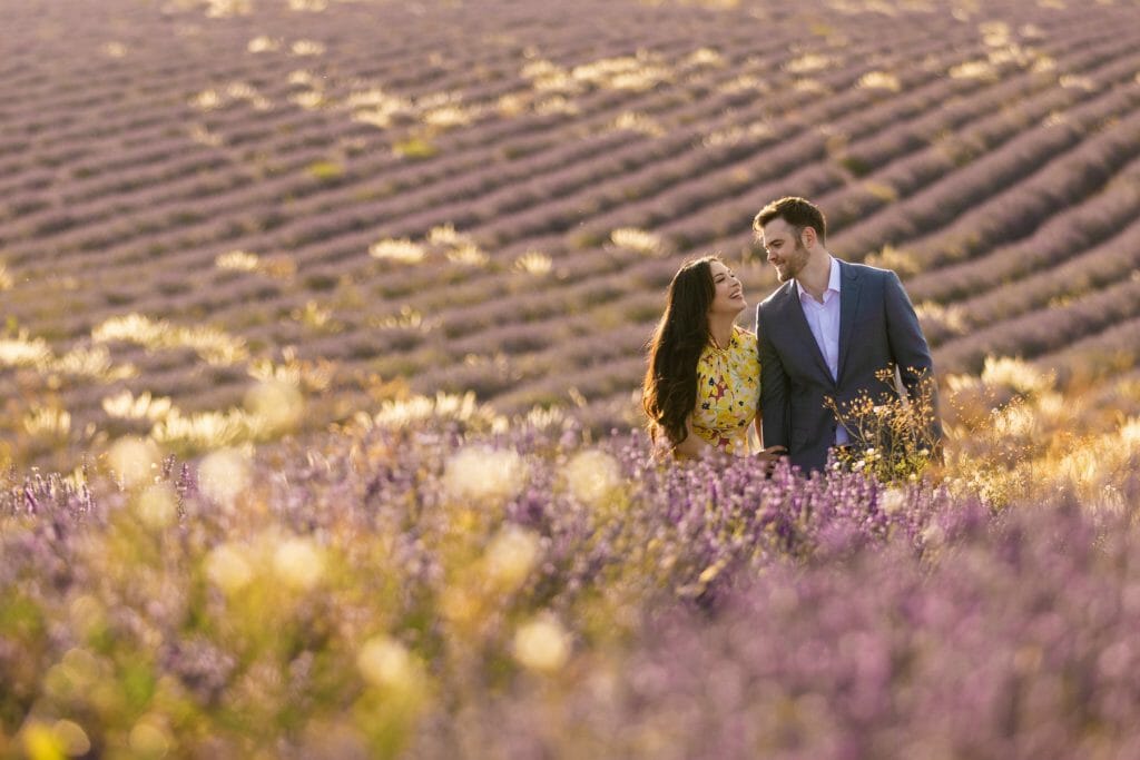 lavender fields photoshoot in Provence France