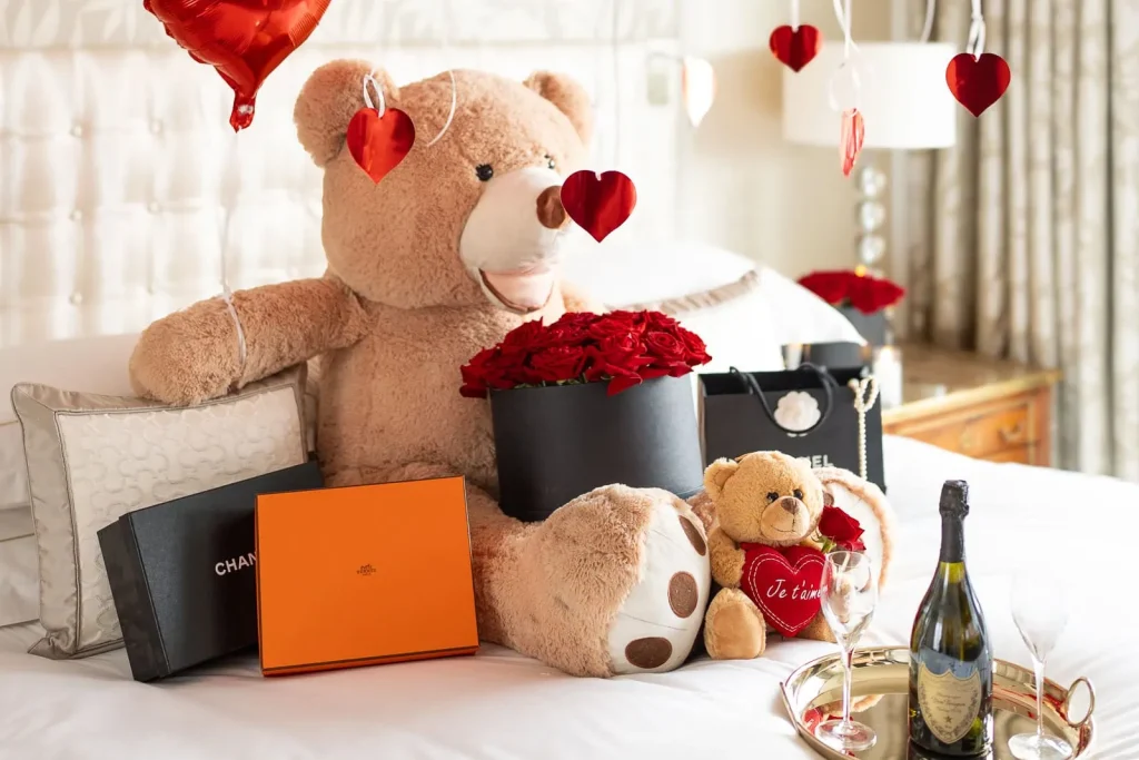 Paris Proposal Suite Surprise at Shangri-La with Luxury Gifts